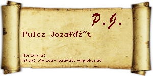 Pulcz Jozafát névjegykártya